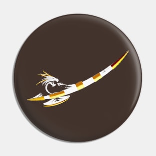 nice antique sword art Design Pin