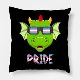 Dragon Transgender Flag Lgbt Pillow