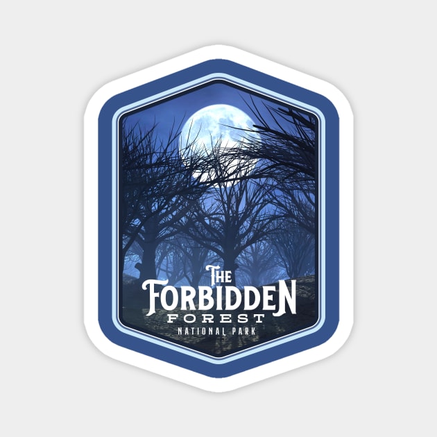 Forbidden Forest National Park Magnet by MindsparkCreative