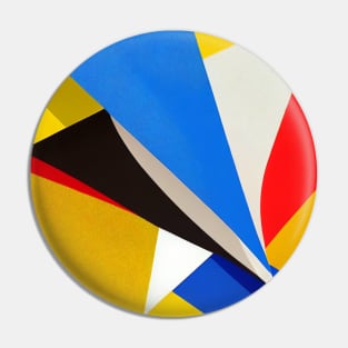 Abstract painting in the style of Ellsworth Kelly Pin