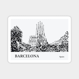 Barcelona - Spain Magnet