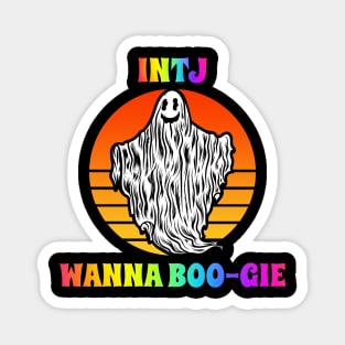 INTJ Wanna Boogie Groovy Halloween Party Retro Vintage Magnet