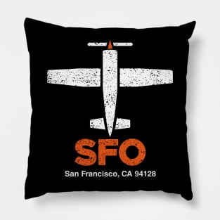 San Francisco Airport Pillow