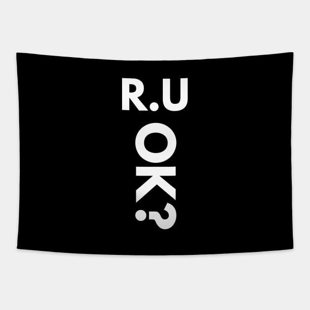 r u ok | are you ok | ru ok Tapestry by OrionBlue