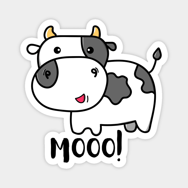 Moo - the cow Magnet by Little Designer