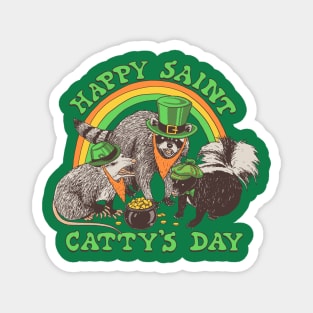 Happy Saint Catty's Day Magnet