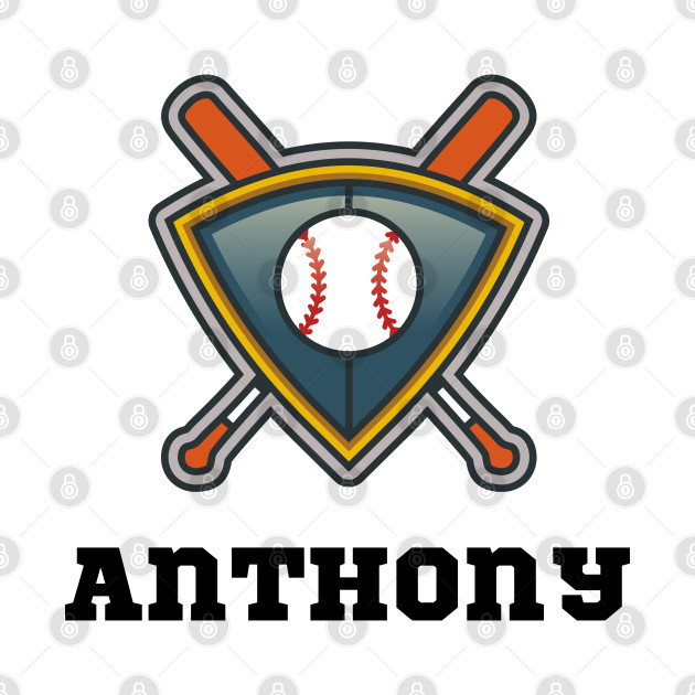 Discover Anthony - Baseball Lover - Baseball Player - T-Shirt