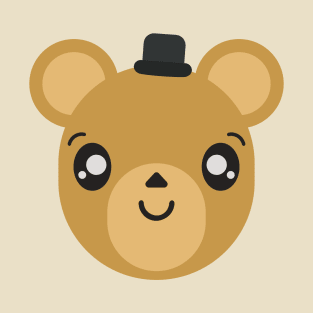 Cute Bear Cub With Hat T-Shirt