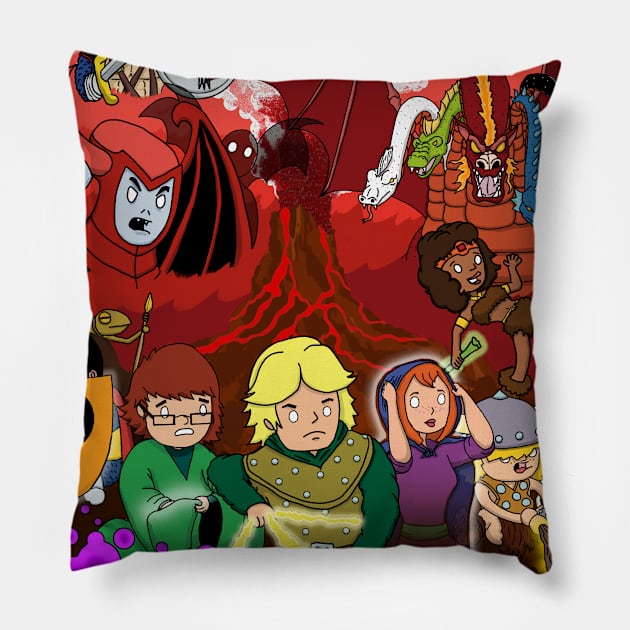 Welcome to the Realm Pillow by kevsamp