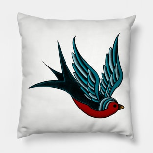 Swallow sailor tattoo Pillow