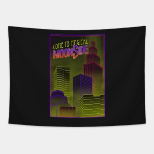 Come To Magical Moonside Tapestry