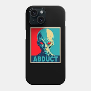 Funny UFO Alien Gifts Men Women Kids Funny Meme Alien Phone Case