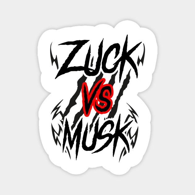 Zuck vs. Musk Magnet by THE OMNI Studio