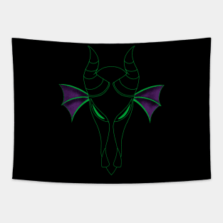 A maleficent dragon Tapestry