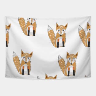 Sweet Fox Pattern Tapestry