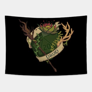 Dnd Druid D20 dice Tapestry