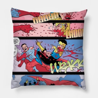 omni man vs invincible Pillow