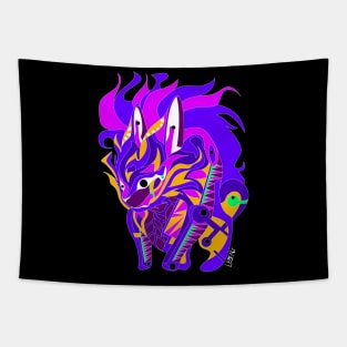 black esquilax the cryptid myth rabbit usagi ecopop Tapestry