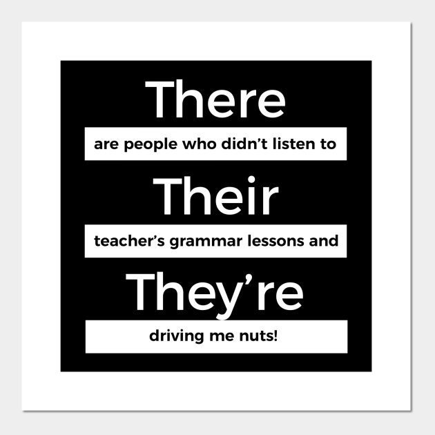 ENGLISH TEACHER FUNNY LANGUAGE JOKES - Grammar Joke Funny - Posters and Art Prints | TeePublic ENGLISH TEACHER FUNNY LANGUAGE JOKES - Grammar Joke Funny - Posters and Art Prints | TeePublic