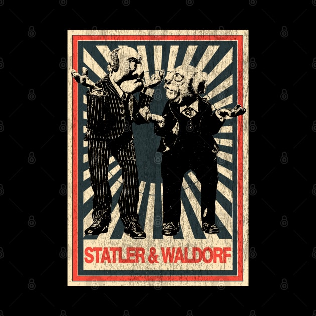 Vintage Poster Statler and Waldorf by Odd Even