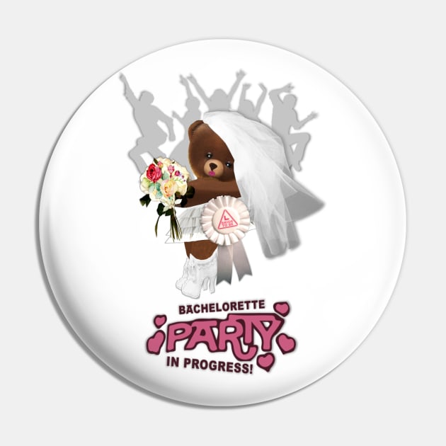 Bachelorette Party In Progress Pin by KC Morcom aka KCM Gems n Bling aka KCM Inspirations