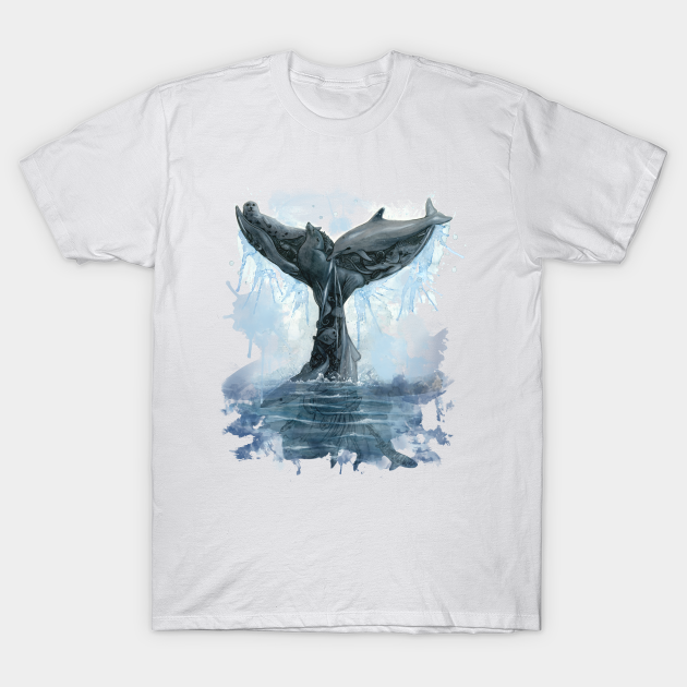 Whale Tail - Whale - T-Shirt