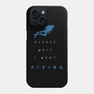 underwater diver sea depth passion snorkeling Phone Case