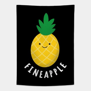 Cute funny pineapple fineapple Tapestry