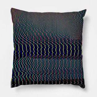 Lightning Glitch #2 - Contemporary Exclusive Modern Design Pillow