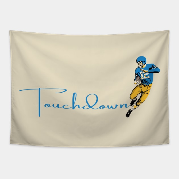 Touchdown Chargers! Tapestry by Rad Love