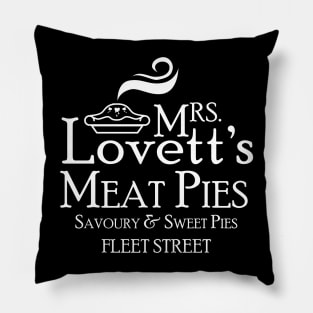 Mrs. Lovett's Meat Pies Pillow