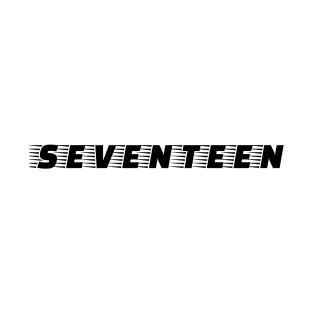 Seventeen Kpop Merch Minimalist Aesthetic Design T-Shirt