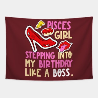 Pisces Girl Horoscope Heels Stepping Birthday Like Boss Cool Tapestry