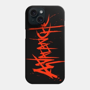 Avalanche (Red Text) Phone Case