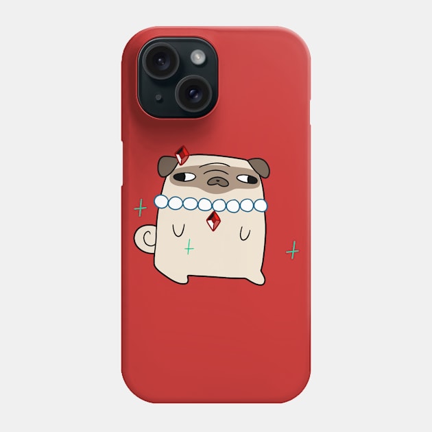 Jewelry Pug Phone Case by saradaboru