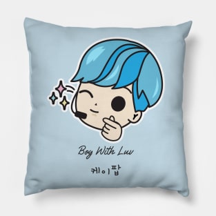 Kpop Boy With Luv BTS Pillow