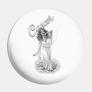 Cancer Goddess Pin