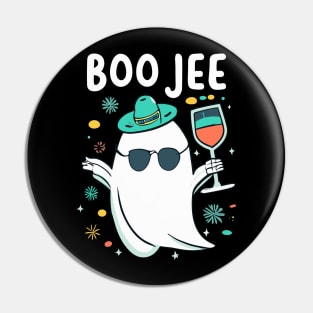 Boo Jee funny halloween Pin