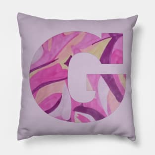 The letter G Pillow