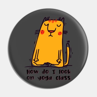 How do I look on yoga class funny yoga and cat drawing Pin