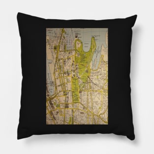 Sydney City Map Pillow