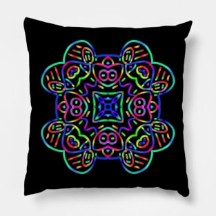 Gradient Star Flower Pillow