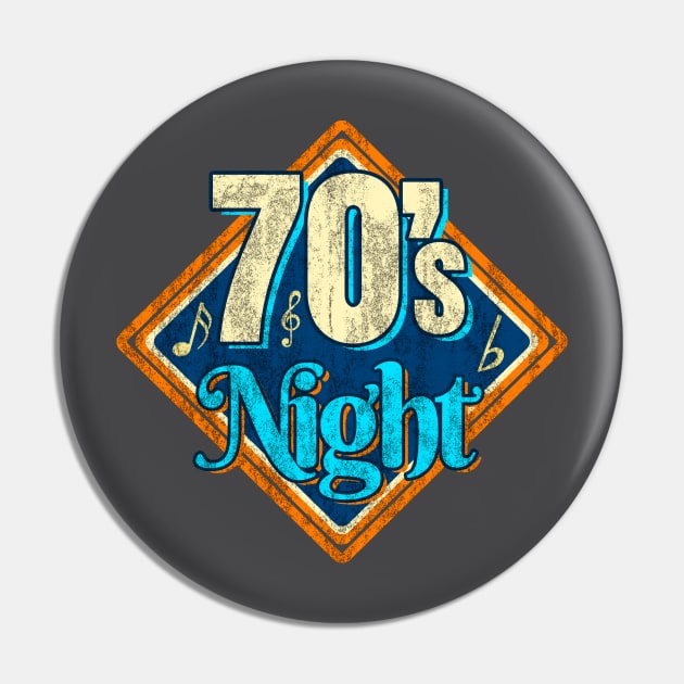 70's Music Night Pin by koolteas