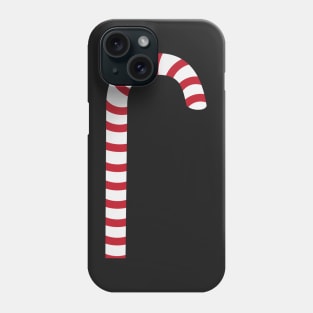 Striped candy cane, Red and White Stripes Pattern Phone Case