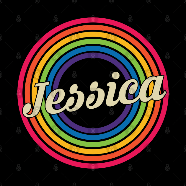 Jessica - Retro Rainbow Style by MaydenArt