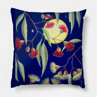 Australian Gum Blossoms in the Moonlight Pillow