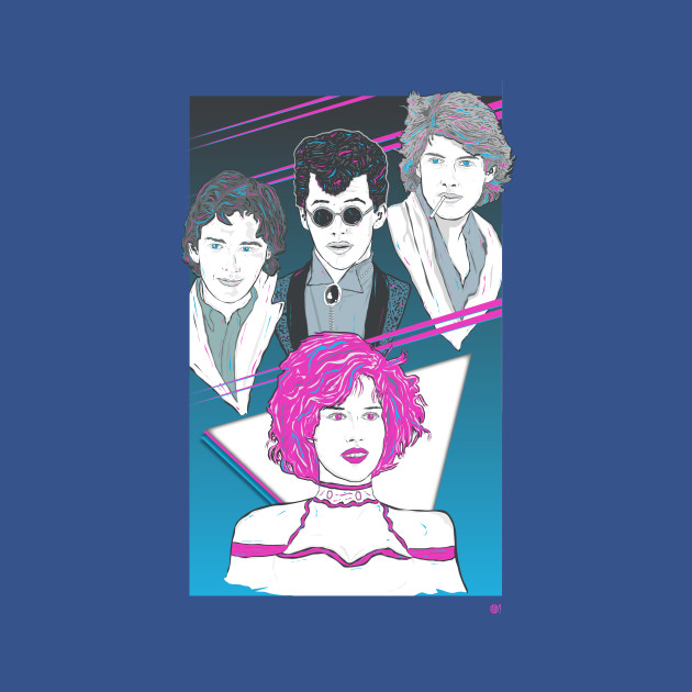 Disover Pretty In Pink - Blue Variant - 80 S Movies - T-Shirt