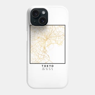 TOKYO JAPAN CITY STREET MAP ART Phone Case