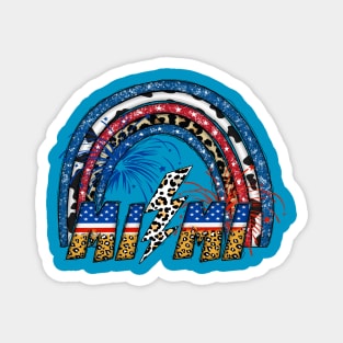 Miami Patriotic 4th of July Design Magnet