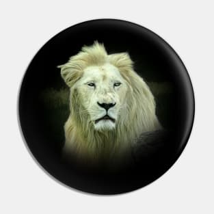 White lion Pin